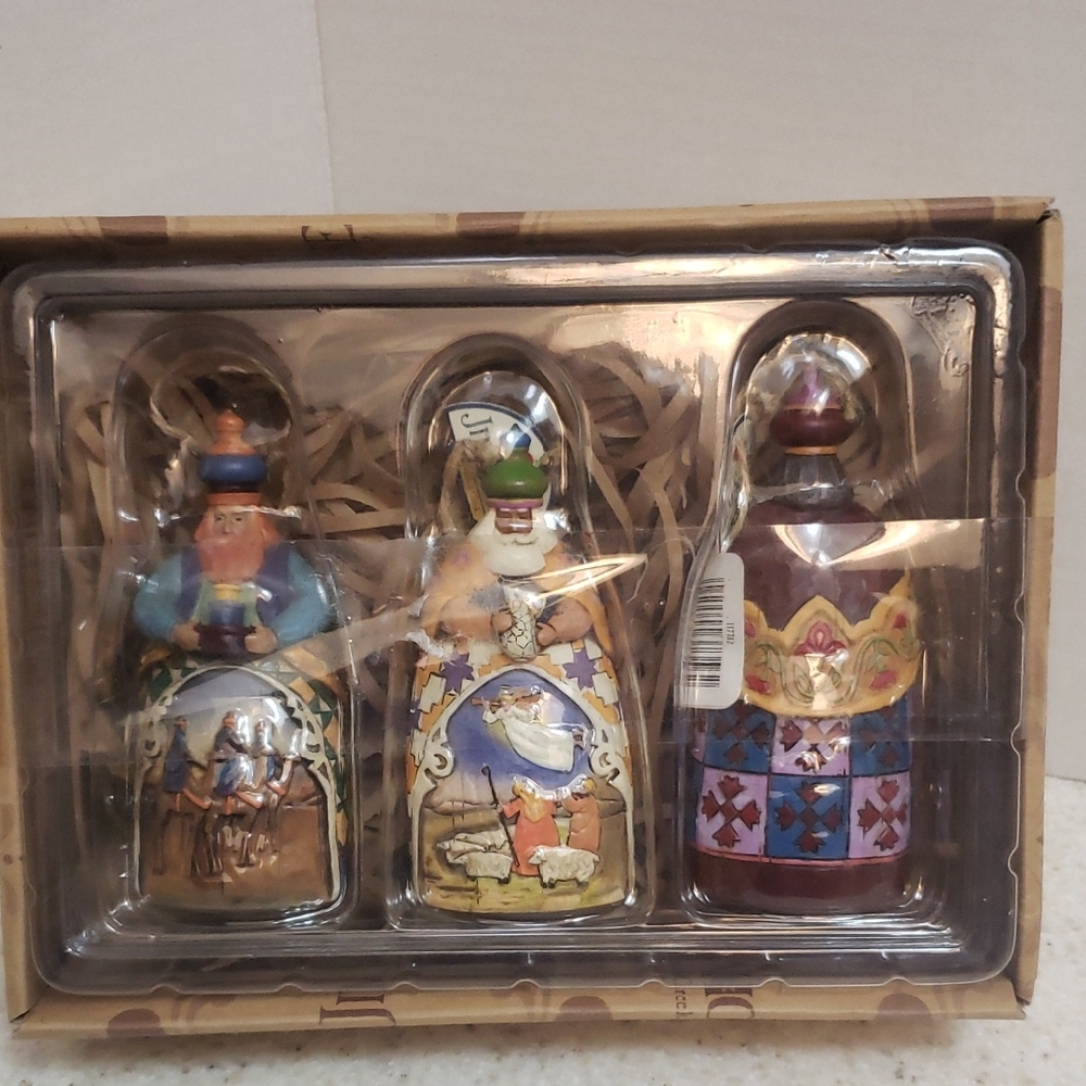 Jim Shore "Wisemen" Hanging Ornaments